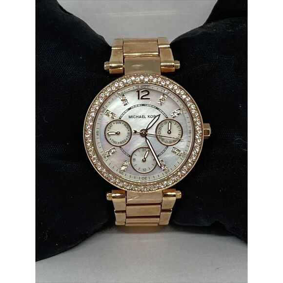 Michael Kors Parker MK5616 Womens Stainless Steel Analog Dial Quartz Watch MP841 - Picture 1 of 12
